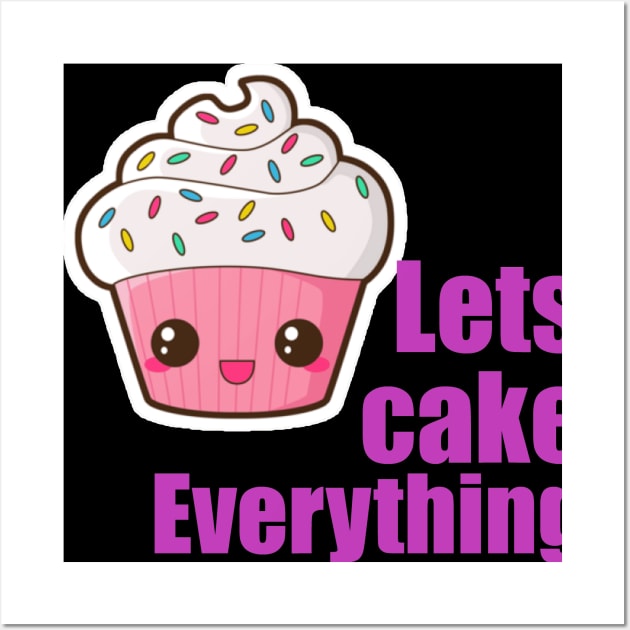 Everything Is Cake Wall Art by Theblackberry